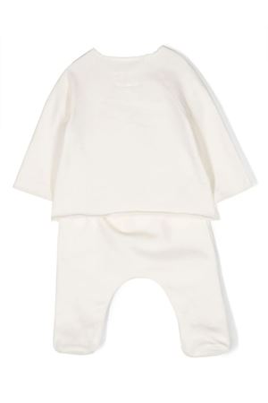 Pantaloni in cotone bianco vaniglia TEDDY & MINOU KIDS | I23CP003M7015102